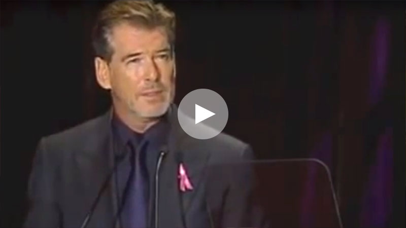 Pierce Brosnan Presents BCRF Humanitarian Award to Judy Craymer