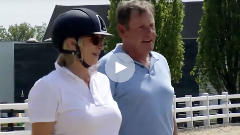 Judy Craymer appears on the equestrian show 'Canter Banter'
